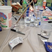 Materials for art-making at Artvention 2018